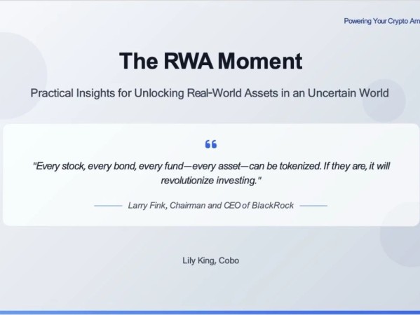 Cobo｜RWA 的 DeepSeek 时刻将至：发展趋势、落地路径与机构最佳实践全景解析