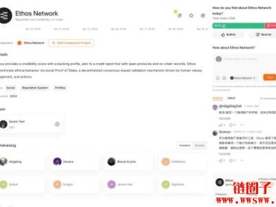 什么是Ethos？Ethos 链上信誉评价