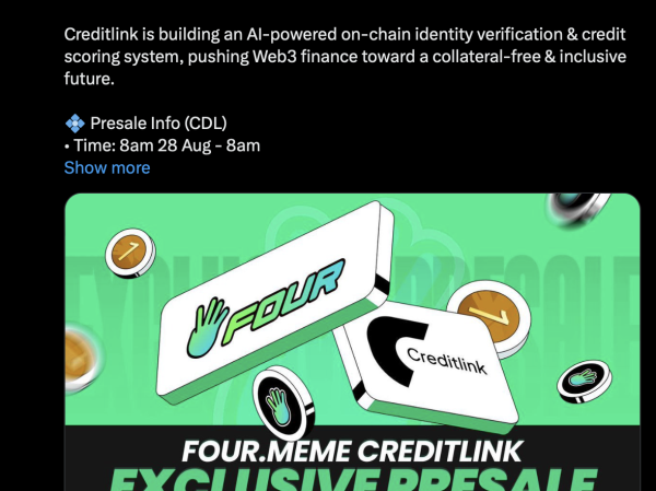低估值TGE，认购资金超2亿USD1，Creditlink 的想象空间有多大？