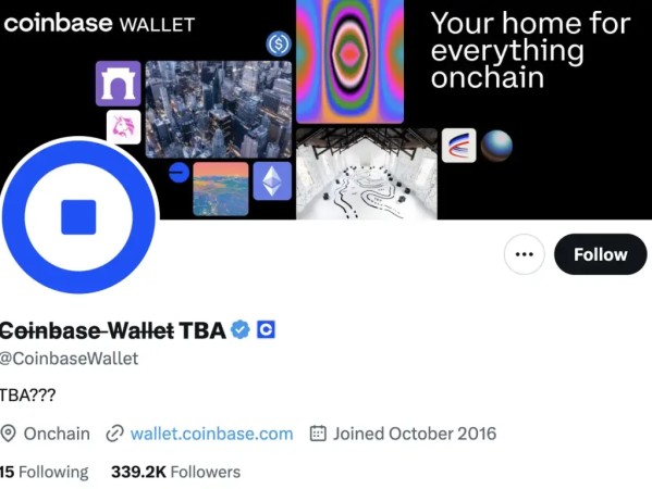 比推特快一步，新 Coinbase Wallet 进化成微信